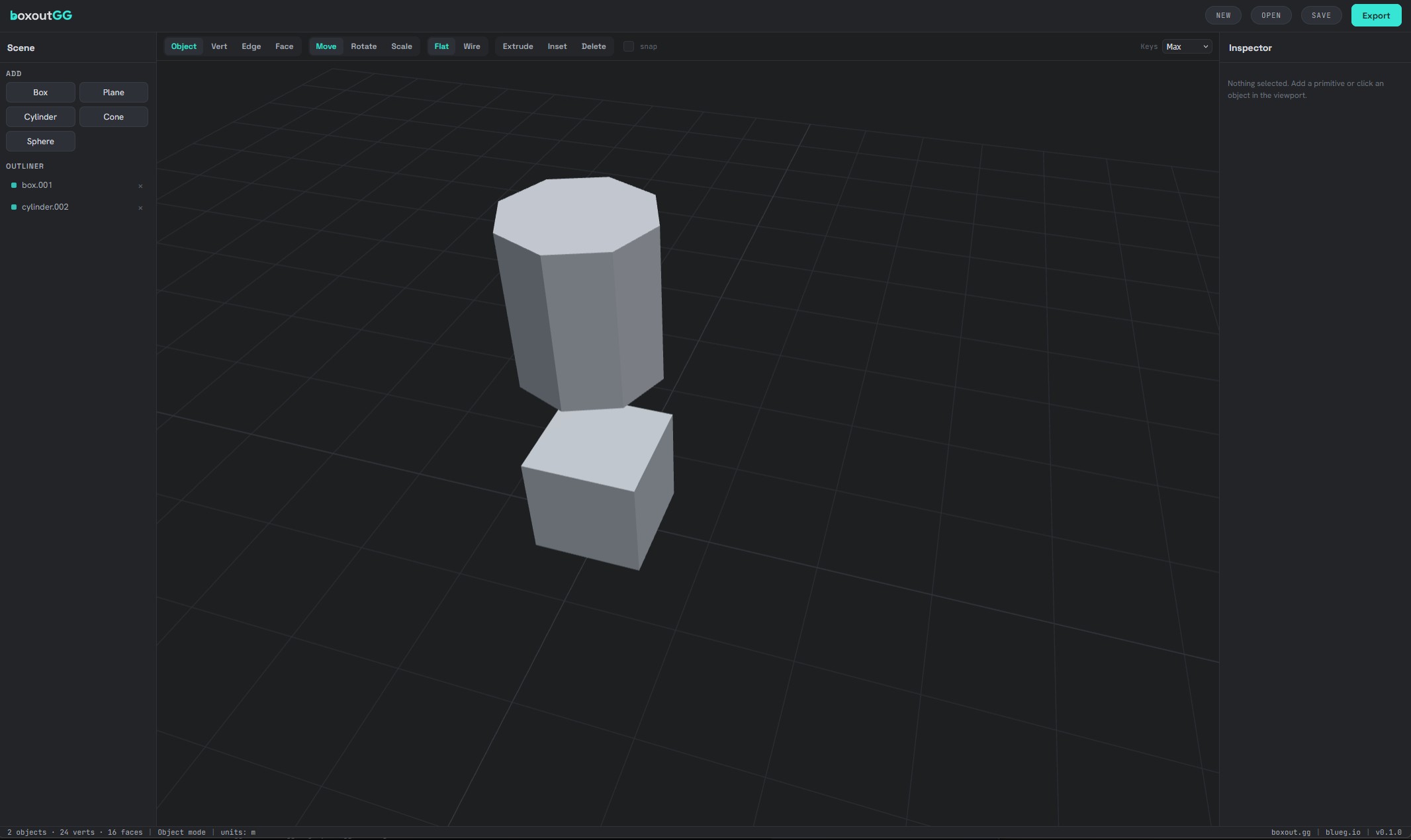BoxoutGG 3D viewport